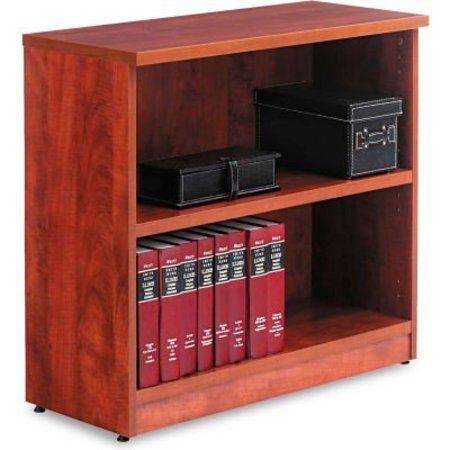 ALERA Alera Bookcase with 2 Shelves - 31-3/4"W x 14"D x 29-1/2"H, - Medium Cherry - Valencia Series ALEVA633032MC